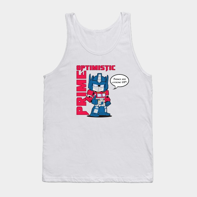 Optimist Prime Tank Top by NoWon Designs